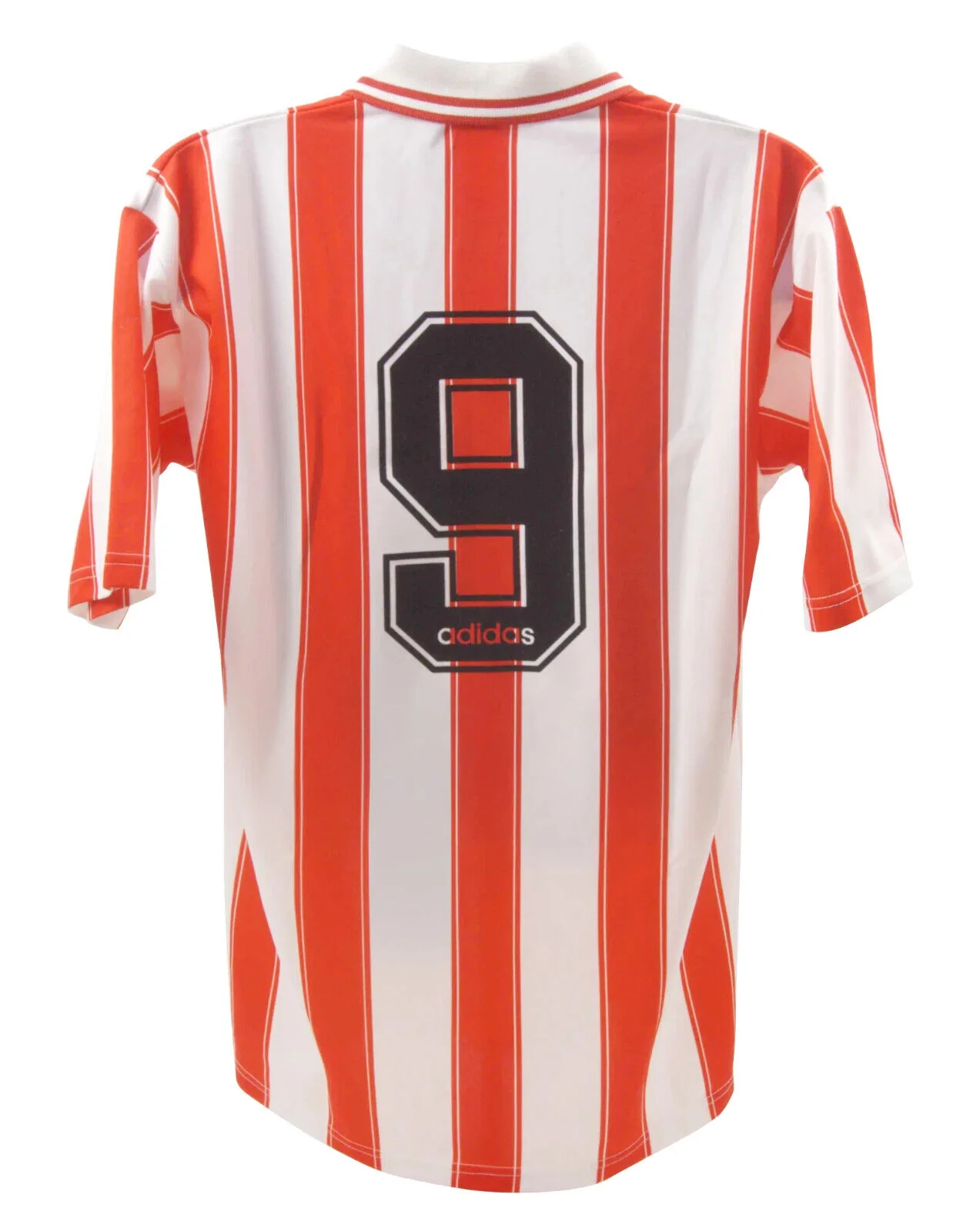 Ronaldo Nazario Front Signed PSV Rookie Soccer Jersey #9 with Beckett COA - Image 4