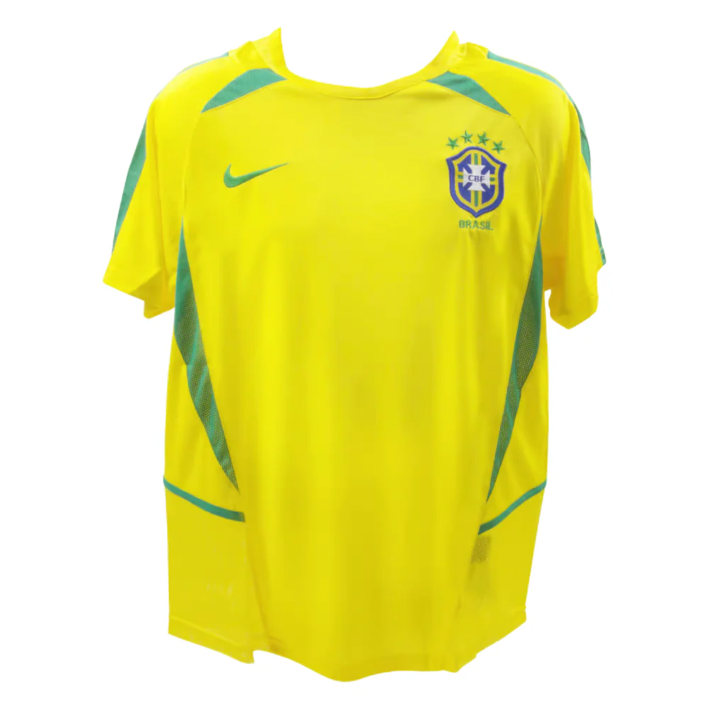 Ronaldo Nazario Signed Brazil FC Home Soccer Jersey #9 with Beckett COA - Image 4