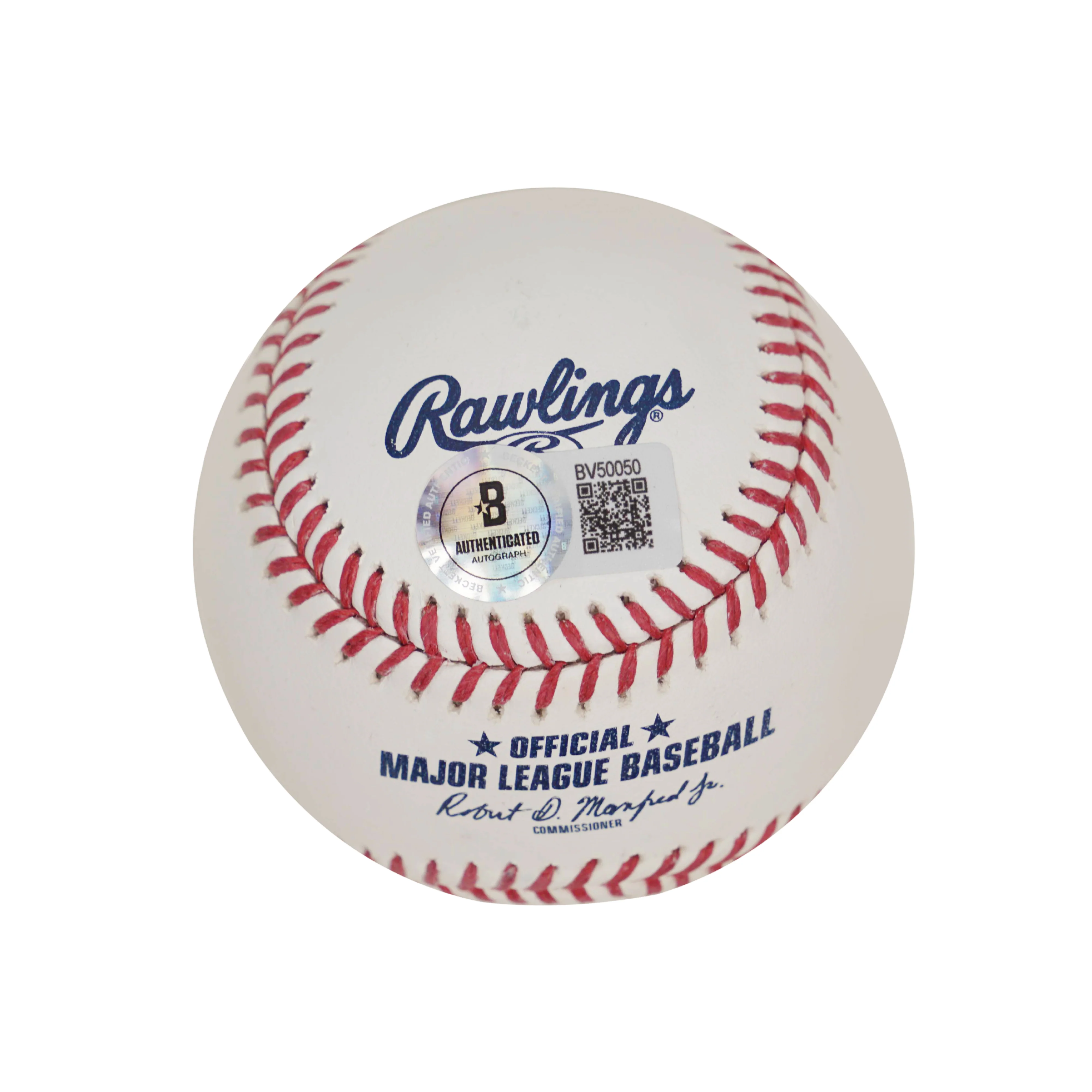 Ronaldo Nazario Signed Rawlings Major League Baseball with Beckett COA - Image 2
