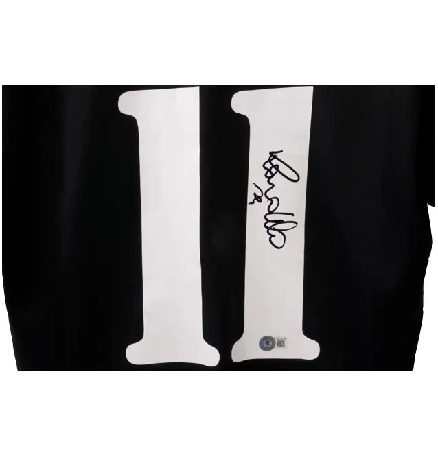Framed Ronaldo Nazario Signed Real Madrid Away Soccer Jersey #11 with Beckett COA - Image 2