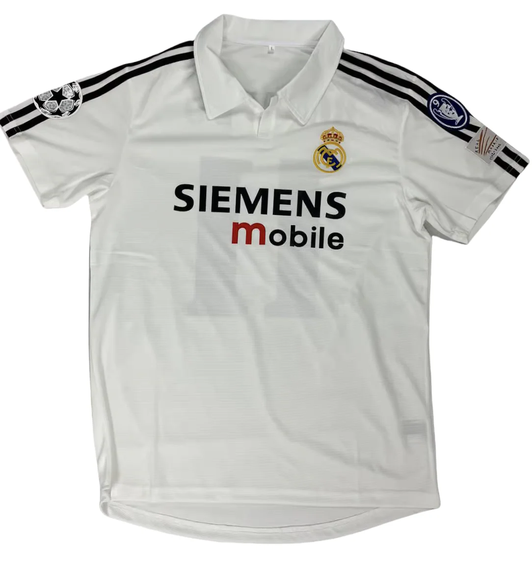 Framed Ronaldo Nazario Signed Real Madrid Home Soccer Jersey #11 with Beckett COA - Image 4