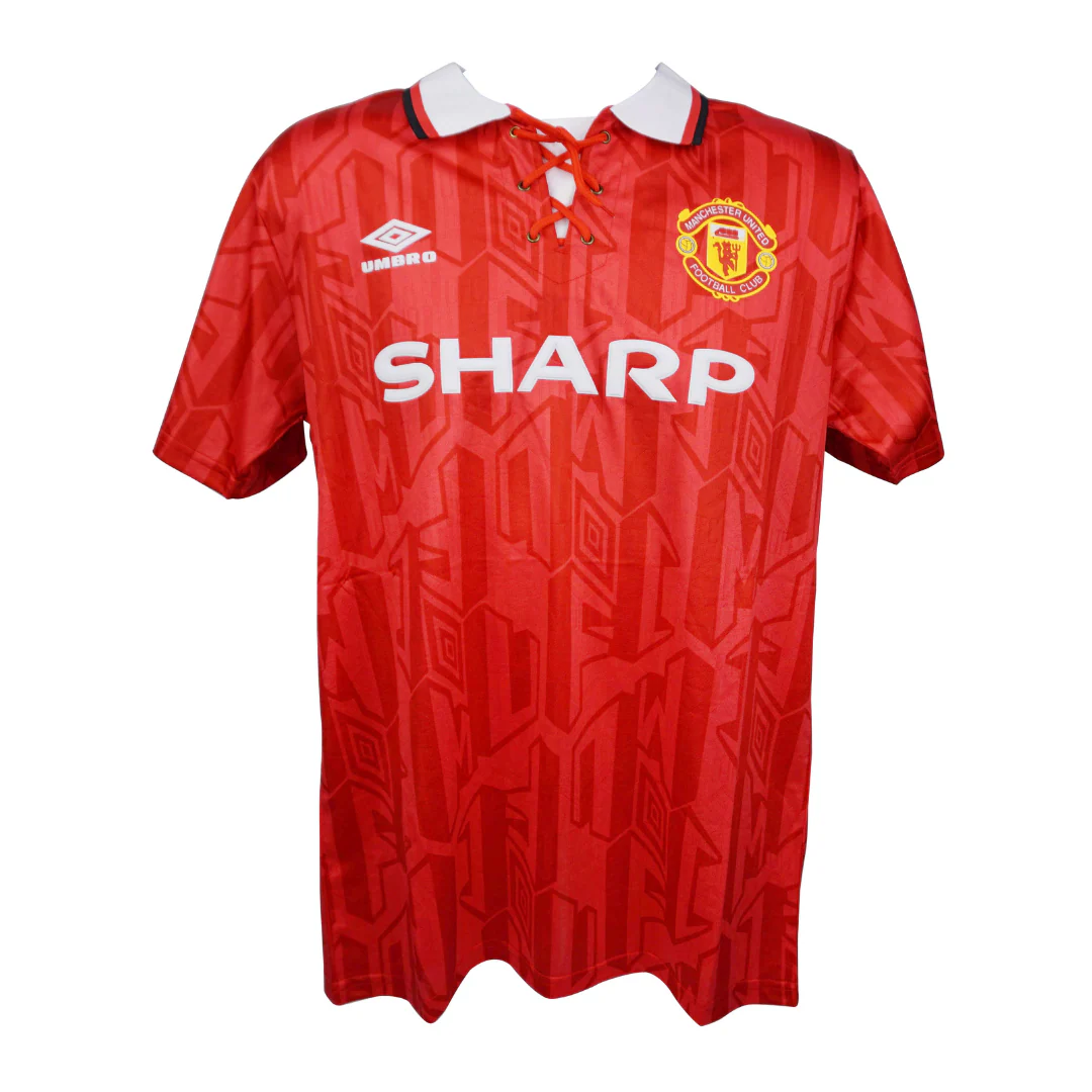 Framed Ryan Giggs Signed Manchester United Home Soccer Jersey #11 with Beckett Witness - Image 4