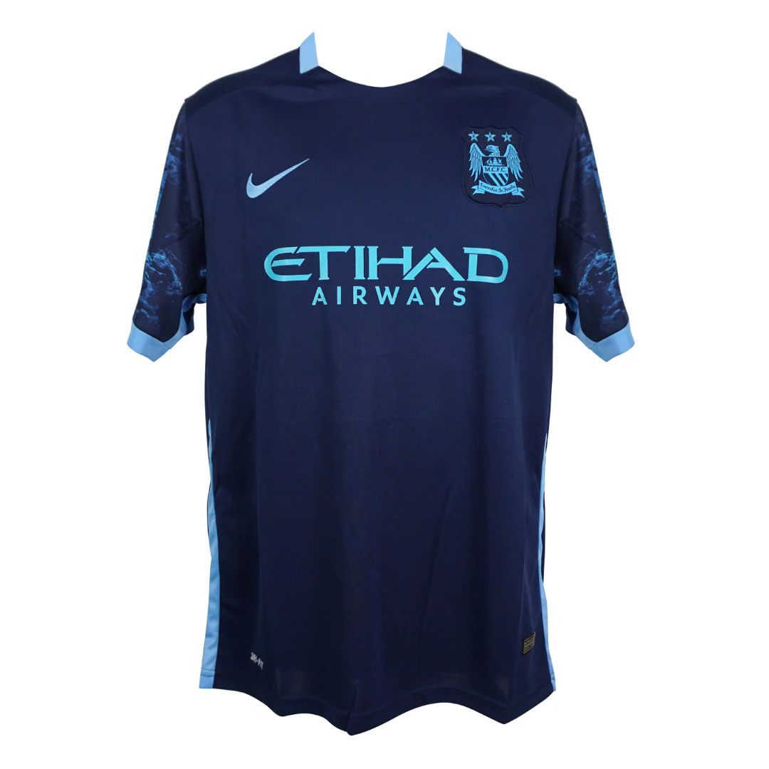 Framed Sergio Aguero Signed Manchester City Soccer Jersey #10 with Beckett COA - Image 4