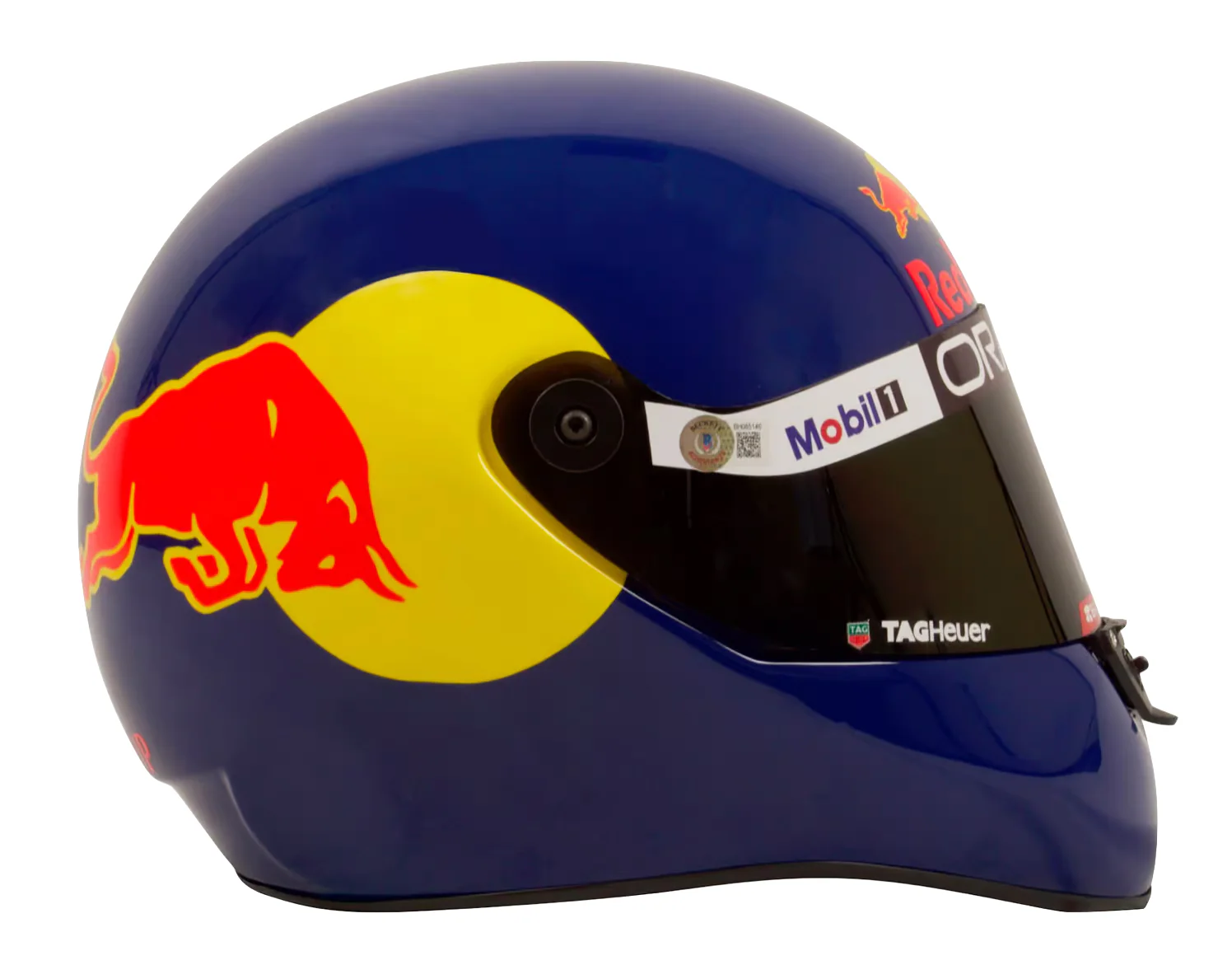 Sergio Perez Signed Formula 1 RedBull Helmet Full Size Replica with Beckett COA - Image 3