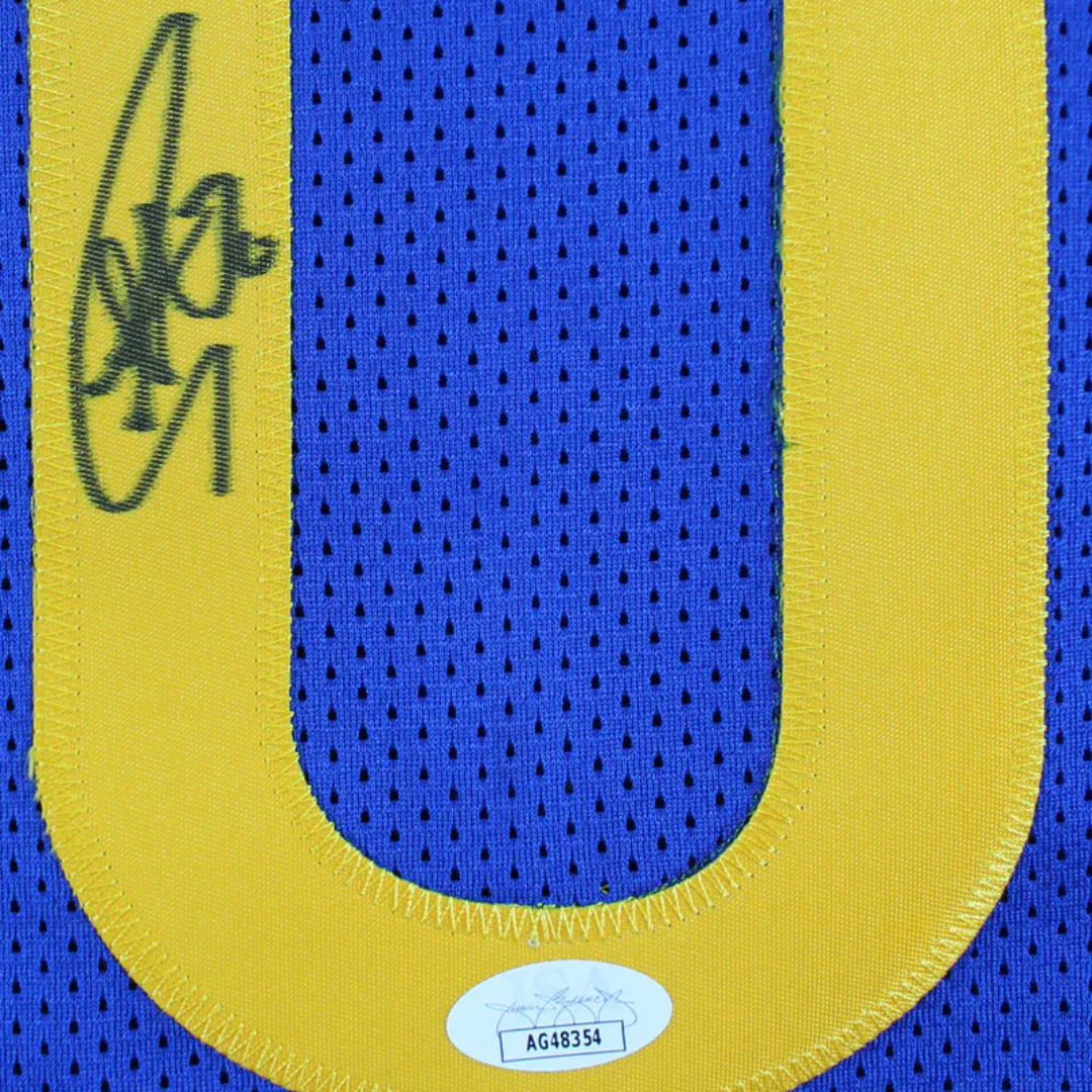 Stephen Curry Signed Golden State Warriors Basketball Jersey with JSA COA - Image 2