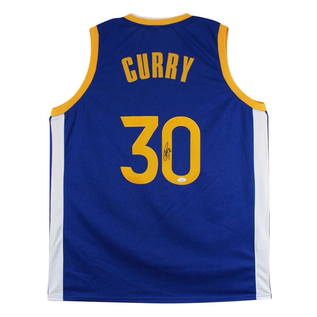 Stephen Curry Signed Golden State Warriors Basketball Jersey with JSA COA - Image 3