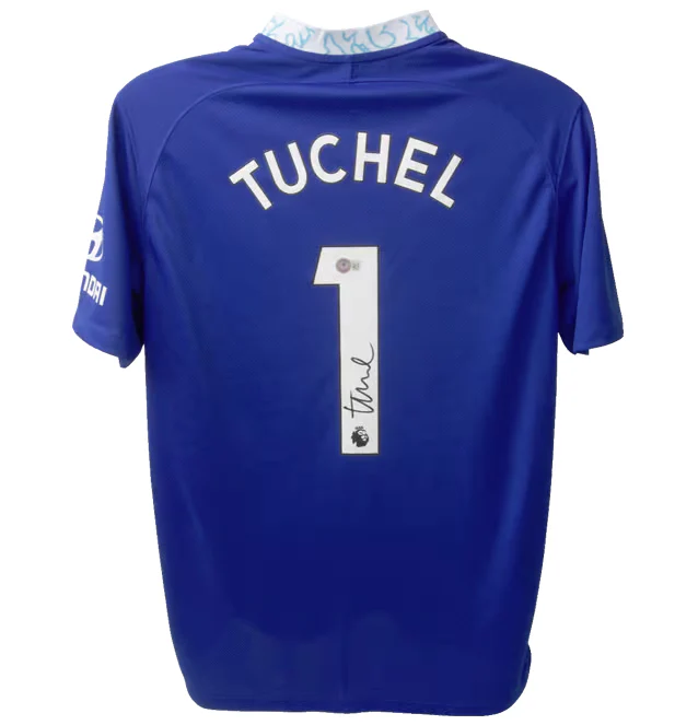 Thomas Tuchel Signed Chelsea FC Home Soccer Jersey #1 with Beckett COA - Image 3