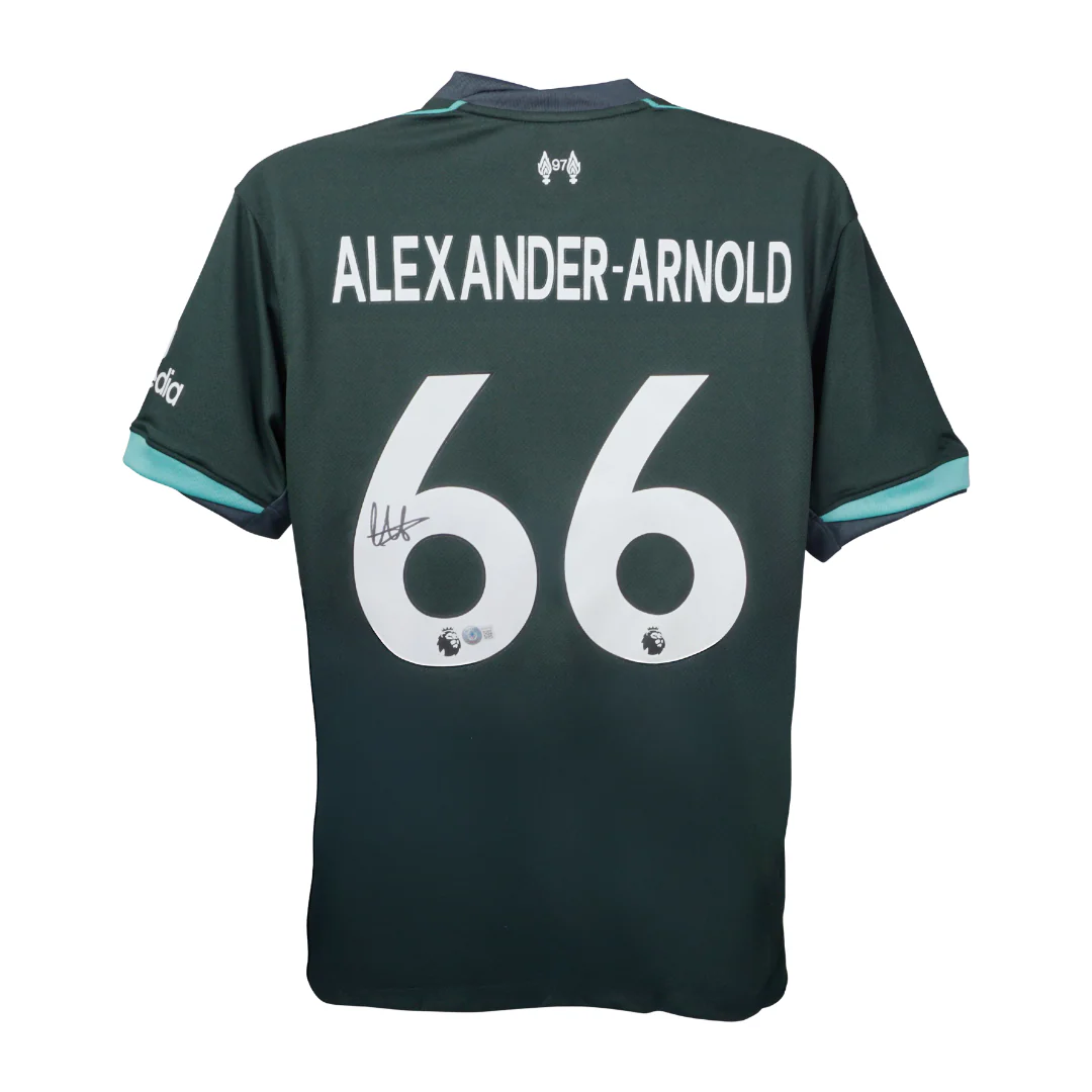 Trent Alexander Arnold Signed Liverpool Soccer Jersey #66 with Beckett COA - Image 2
