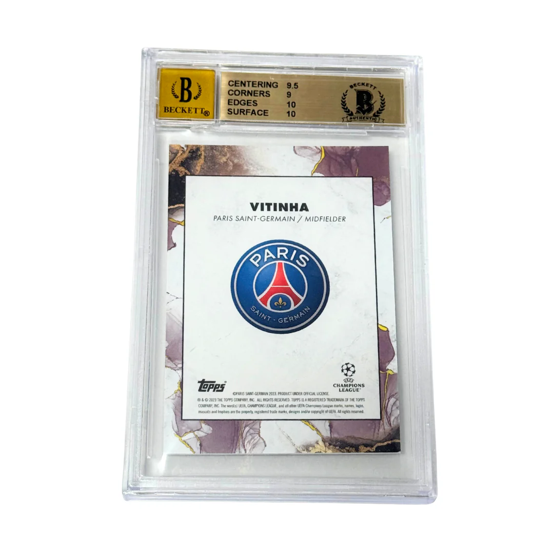 Vitinha Signed 2022-23 Topps Inception UCC /150 Rainbow #113 – BGS 9.5 - Image 2