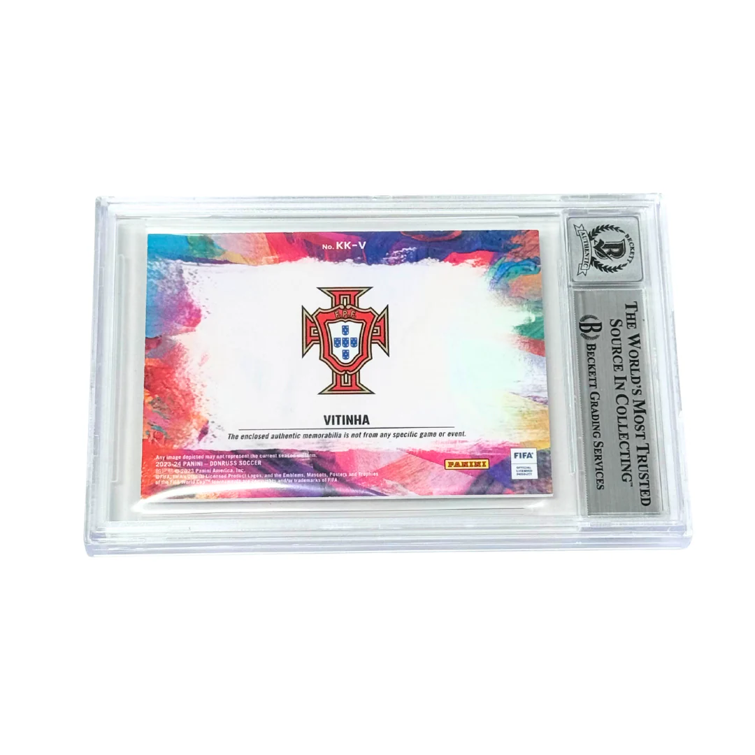 Vitinha Signed 2023-24 Panini Donruss Kit Kings #15 – BGS 10 Autograph - Image 2