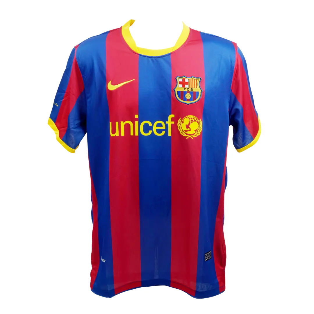 Xavi Hernandez Signed FC Barcelona Home Soccer Jersey #6 with Beckett COA - Image 4